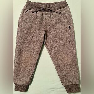Toddler Boy’s size 3T Polo Ralph Lauren Grey Jogger Pants Thick Sweatpants